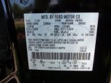 2008 F150 Color Code for Black - Color Code: UA