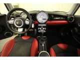 2009 Mini Cooper S Clubman Black/Rooster Red Interior