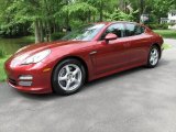 Ruby Red Metallic Porsche Panamera in 2012