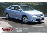2012 Clearwater Blue Metallic Toyota Camry Hybrid XLE #66615467