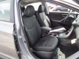 2013 Hyundai Elantra Limited Black Interior