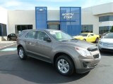 2010 Mocha Steel Metallic Chevrolet Equinox LS #66615784