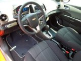 2012 Chevrolet Sonic LT Hatch Jet Black/Dark Titanium Interior