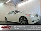 2008 Ivory Pearl White Infiniti G 37 S Sport Coupe #66681299