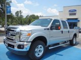 2012 Ingot Silver Metallic Ford F250 Super Duty XLT Crew Cab 4x4 #66680996