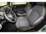 2012 Mini Cooper S Convertible Carbon Black Interior