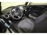 2012 Mini Cooper S Convertible Carbon Black Interior