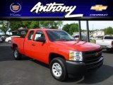 2012 Victory Red Chevrolet Silverado 1500 Work Truck Extended Cab 4x4 #66681544