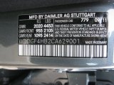 2012 C Color Code for Sapphire Grey Metallic - Color Code: 779