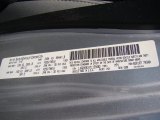 2007 Wrangler Unlimited Color Code for Bright Silver Metallic - Color Code: PS2