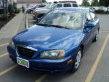 2005 Tidal Wave Blue Hyundai Elantra GLS Sedan #66681392