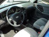 2005 Hyundai Elantra GLS Sedan Gray Interior