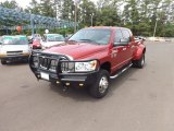 2008 Inferno Red Crystal Pearl Dodge Ram 3500 SLT Mega Cab 4x4 Dually #66681373