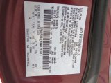 2005 Taurus Color Code for Merlot Pearl Clearcoat - Color Code: FX