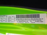 2012 Wrangler Unlimited Color Code for Gecko Green - Color Code: PFM