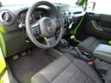 2012 Jeep Wrangler Unlimited Sport S 4x4 Black Interior
