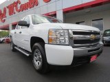 2009 Summit White Chevrolet Silverado 1500 LS Crew Cab #66736433