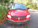 2006 Inferno Red Crystal Pearl Dodge Caravan SE #66736359