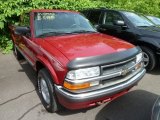 2003 Victory Red Chevrolet S10 LS Extended Cab 4x4 #66736513