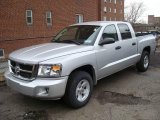 2008 Bright Silver Metallic Dodge Dakota SLT Crew Cab 4x4 #6562756