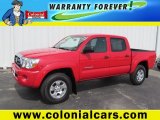 Radiant Red Toyota Tacoma in 2008