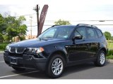 2004 BMW X3 2.5i Front 3/4 View