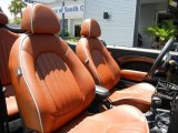 2008 Mini Cooper S Convertible Lounge Redwood Interior