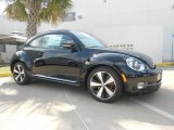 2012 Deep Black Pearl Metallic Volkswagen Beetle Turbo #66774397