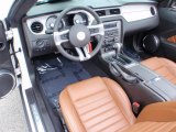 2010 Ford Mustang V6 Premium Convertible Saddle Interior