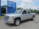 2012 Silver Ice Metallic Chevrolet Silverado 1500 LT Crew Cab 4x4 #66820276
