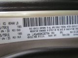 2004 Grand Cherokee Color Code for Light Pewter Metallic - Color Code: PFF