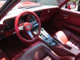 1982 Chevrolet Corvette Coupe Dark Red Interior
