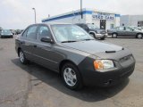 Charcoal Gray Hyundai Accent in 2001