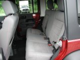 2009 Jeep Wrangler Unlimited Rubicon 4x4 Rear Seat