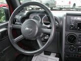 2009 Jeep Wrangler Unlimited Rubicon 4x4 Steering Wheel