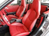 2011 Porsche 911 Turbo S Cabriolet Carrera Red Interior