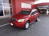 2008 Spicy Red Kia Sorento LX #66820486