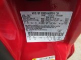 2012 F250 Super Duty Color Code for Vermillion Red - Color Code: F1