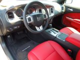 2012 Dodge Charger R/T Max Black/Red Interior