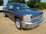 2012 Blue Granite Metallic Chevrolet Silverado 1500 LT Crew Cab 4x4 #66820622