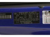 2011 Forte Koup Color Code for Corsa Blue - Color Code: H0