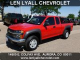 2005 Victory Red Chevrolet Colorado Z71 Extended Cab #66820295