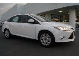 2012 Oxford White Ford Focus SE Sedan #66882354