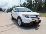 2013 White Platinum Tri-Coat Ford Explorer Limited #66883092