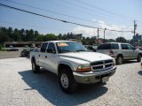 2001 Bright White Dodge Dakota SLT Quad Cab 4x4 #66883081