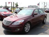 2009 Cabernet Red Pearl Hyundai Genesis 3.8 Sedan #66882714