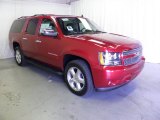 2012 Crystal Red Tintcoat Chevrolet Suburban LT 4x4 #66882697