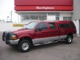 2001 Toreador Red Metallic Ford F350 Super Duty XLT Crew Cab 4x4 #6639187