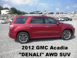2012 Crystal Red Tintcoat GMC Acadia Denali AWD #66882976