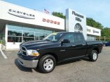 2010 Brilliant Black Crystal Pearl Dodge Ram 1500 SLT Quad Cab 4x4 #66882600
